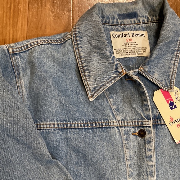 Plus Size Denim Jacket - Picture 4 of 8